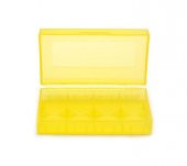 Plastik Pil Taşıma Kutusu Sarı 18650 thumbnail 2