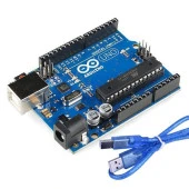 Arduino Uno - R3 DIP (Klon) + USB Kablo thumbnail 1