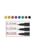 Permanent Asetat Kalemi 1.0 mm (m) Mavi 10`lu Kutu 1525 - 2