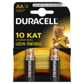 Duracell AA 1,5V pil (2 Adet) thumbnail 1