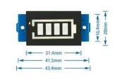 1S Lityum Batarya Kapasite Göstergesi Modülü thumbnail 2