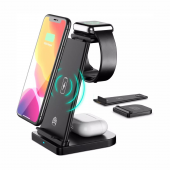 Fuchsia YM-UD21 3in1 Kablosuz Masaüstü Şarj Standı Portable 15W - 1