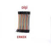 Jumper Kablo (Erkek - Dişi) 10 cm 40 Adet thumbnail 1