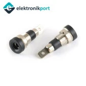 Banana Dişi Jak 4mm Siyah - Female Jack Yüksek Kalite thumbnail 1