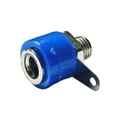 4mm Born Jak Dişi Soket Mini Boy Mavi Banana Jack Uyumlu - 1