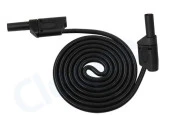 Test Kablosu Korumalı Tip Prop Uçlu 1 metre Siyah thumbnail 3