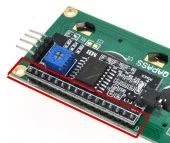 LCD 2x16+ i2c Mavi Arduino thumbnail 5