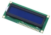 LCD Ekran 2x16 (Mavi) 1602 mavi ekran 1602A 5V beyaz yazı tipi 16 Karakter 2 Satır Arduino - 2