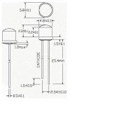 Led 4.8mm Mantar Şeffaf Sarı (10 Adet) thumbnail 3