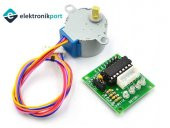 28BYJ-48 Redüktörlü Step Motor ve ULN2003A Step Motor Sürücü Kart thumbnail 1