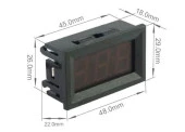 Voltmetre DC 0-30V Panel Tip Dijital Kırmızı 0.56 inch thumbnail 2