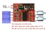 Mini L298N Çift Motor Sürücüsü (H Bridge Motor Driver) thumbnail 2