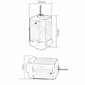 DC Motor 3V - 6V - 4