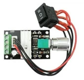 DC Motor Sürücü Dimmer + PWM Motor Hız Kontrol 6V 12V 24V 3A 80W: thumbnail 1