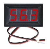 Voltmetre DC 0-100V Panel Tip Kırmızı 0,56 İnch thumbnail 1