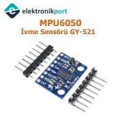 MPU6050 İvme Sensörü GY-521 6 Eksen Eğim Gyro Jiroskop Modülü thumbnail 1