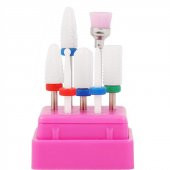 7 PARÇA PROFESYONEL SERAMİK PEDİKÜR MANİKÜR UÇLARI - 2