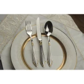 Mikasa Moor Nova Gold 90 Parça Çatal Kaşık Bıçak Seti P050.M104G - 2