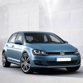 VW Golf 7 2013-2017 Ön Tampon Alt Orta Izgarası Kromlu 5G0853671 thumbnail 2