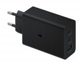 Samsung EP­-T6530N Type C & Type A Hızlı Şarj Aleti Üçlü (65W ­ 25W ­ 15W) ­ Siyah - 1