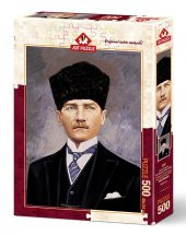 Art Puzzle Cumhurbaşkanı Gazi Mustafa Kemal Atatürk 500 Parça Puzzle - 1