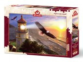 Art Puzzle Gündoğumunda Yüksek Uçuş 1000 Parça Puzzle - 2