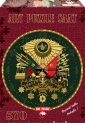 Art Puzzle Osmanlı Arması 570 Parça Saat Puzzle - 2