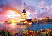 Art Puzzle Kız Kulesi 1000 Parça Puzzle - 1