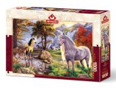 Art Puzzle Saklı Atlar 1000 Parça Puzzle - 1