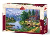 Art Puzzle Göl Köy 1500 Parça Puzzle - 2