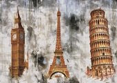 Art Puzzle Üç Şehir Üç Kule 1000 Parça Puzzle - 2