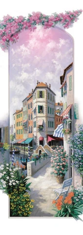 Art Puzzle Çiçekler İçinde Venedik  1000 Parça Panorama Puzzle - 1
