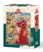Art Puzzle Kırmızı Kedi 260 Parça Puzzle - 2