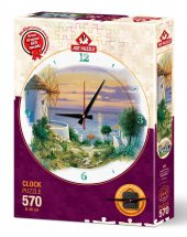 Art Puzzle Egede Akşamüstü 570 Parça Saat Puzzle - 2