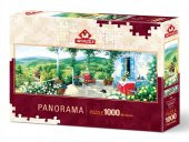 Art Puzzle Verandadaki Misafir 1000 Parça Panorama thumbnail 2