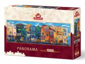 Art Puzzle Renkli Kasaba 1000 Parça Panorama Puzzle - 1