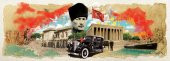Art Puzzle Atatürk Kolajı  1000 Parça Panorama Puzzle - 1