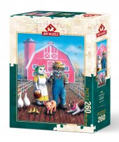 Art Puzzle Kedi Çiftliği 260 Parça Puzzle - 2