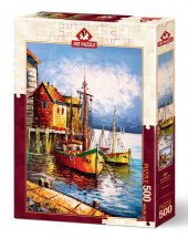 Art Puzzle Turuncu Liman 500 Parça Puzzle - 1