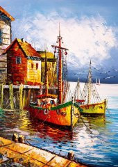 Art Puzzle Turuncu Liman 500 Parça Puzzle - 2