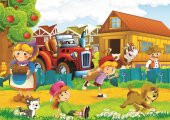 Art Çocuk Puzzle Çiftlik Hayatı 35+60 Parça Puzzle - 2