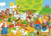 Art Çocuk Puzzle Çiftlik Hayatı 35+60 Parça Puzzle - 3