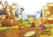 Art Çocuk Puzzle Minik Botanikçiler 35+60 Parça Puzzle - 2
