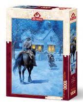 Art Puzzle Eve Dönüş 1000 Parça Puzzle - 1