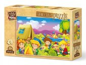 Art Kids Meraklı Kampçılar 25 Parça Ahşap Puzzle - 1