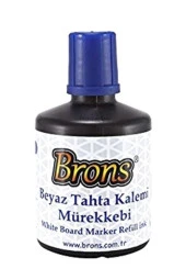 Brons Tahta Kalem Mürekkebi 100 CC Mavi Tahta Kalem Mürekkebi (6 Lı Paket) thumbnail 1
