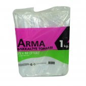 Naylon Torba Arma Şeffaf Bakkaliye Kuruyemiş Şeker Torbası 25x42 (3 lik ) Takribi 140 Adet 1000 Gr - 1