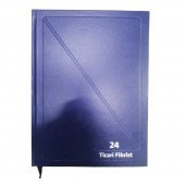 Fihrist Ticari 24lü 16x23 Lacivert Cilt Bezli 1 Adet Artlantis Ticari Firhist Lacivert 16*23 - 2