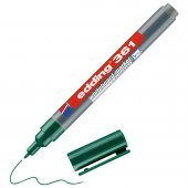 Edding Silinebilir İNCE UÇLU Beyaz Tahta Kalemi Edding 361 YEŞİL Edding Flipchart Kalemi Edding Sunum Kalemi - 1