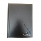 Fihrist Ticari 12li 20x28 Siyah Cilt Bezli 1 Adet Artlantis Ticari Firhist Siyah 20*28 - 2
